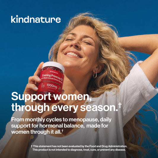 kindnature gominolas en mano para fácil toma diaria y sabor fresa
