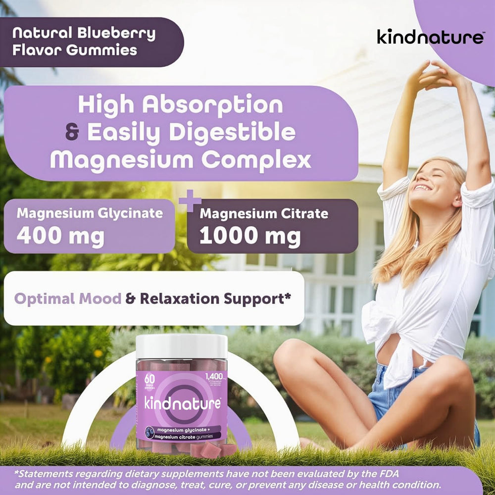 KINDNATURE gomitas para uso nocturno, experiencia suave y agradable.