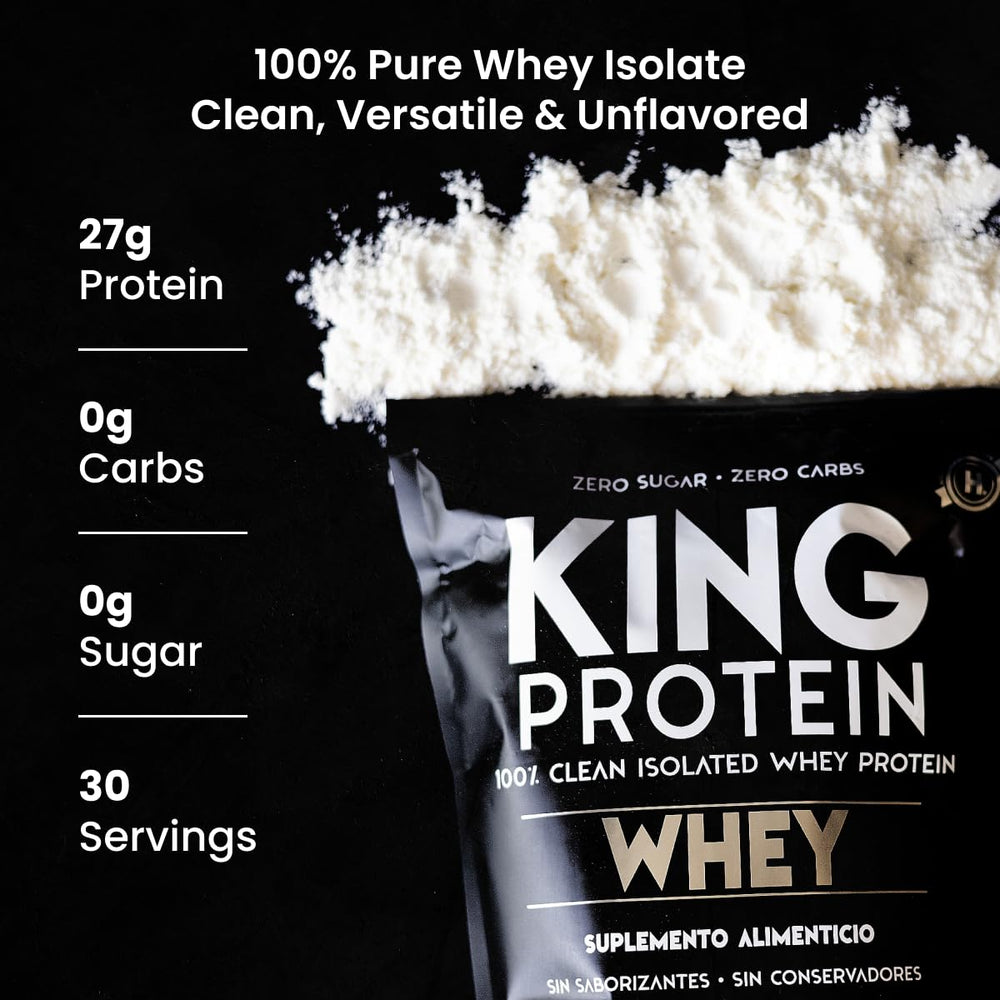 KING Protein textura del polvo fino para mezcla rápida y sin grumos