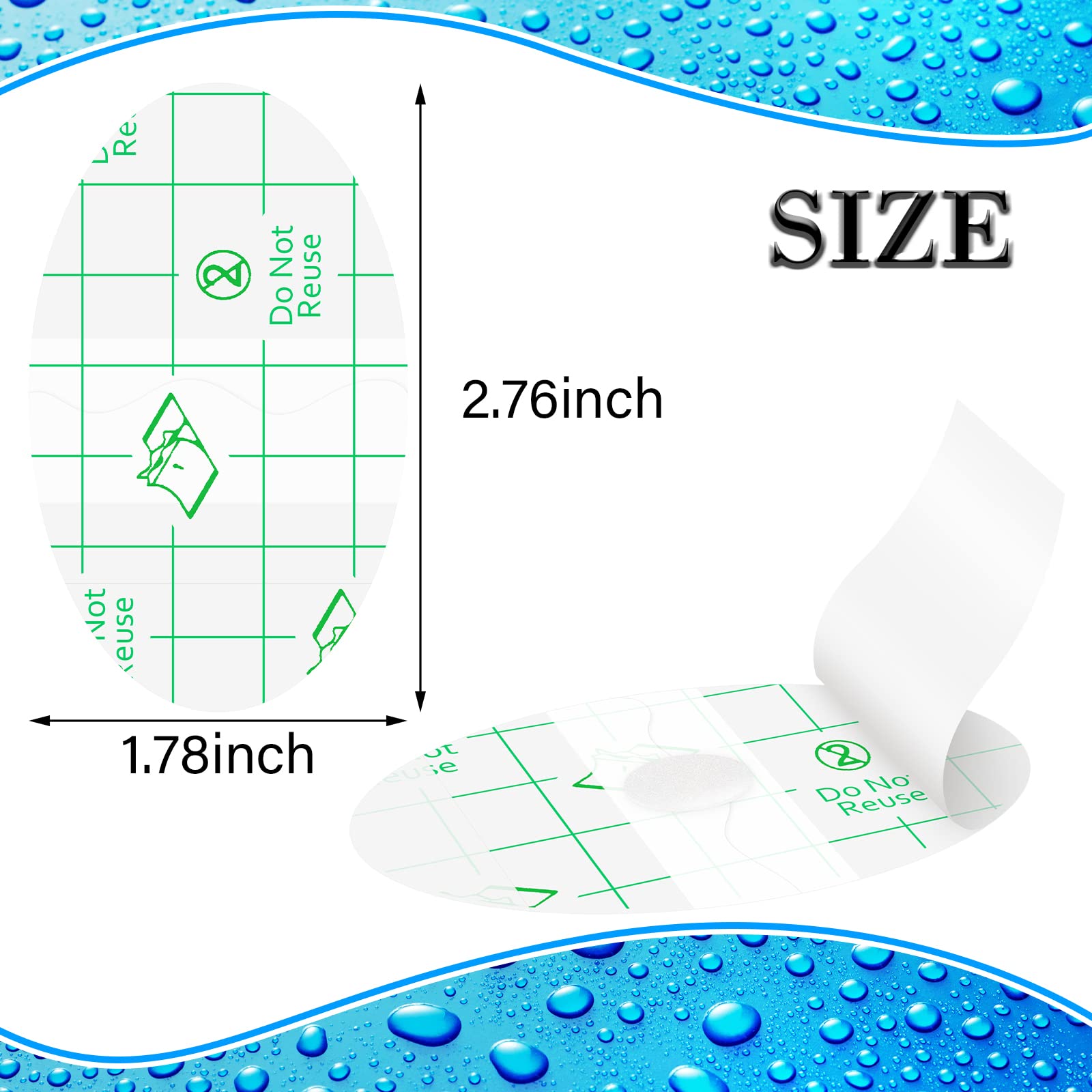 Kingdder textura de película PU suave, barrera impermeable cómoda