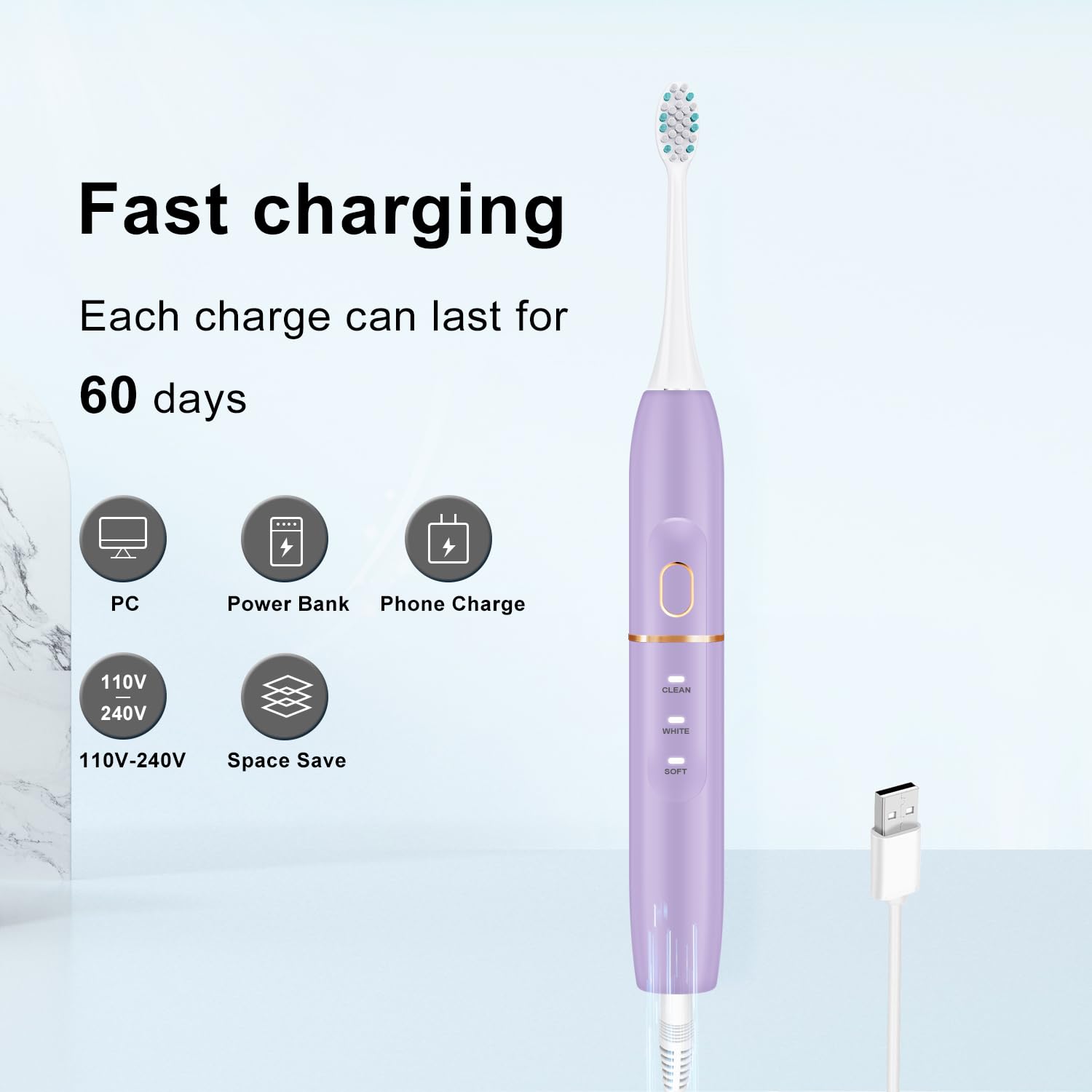 kingheroes cable USB-DC y accesorios incluidos, recarga rápida y compatibilidad práctica