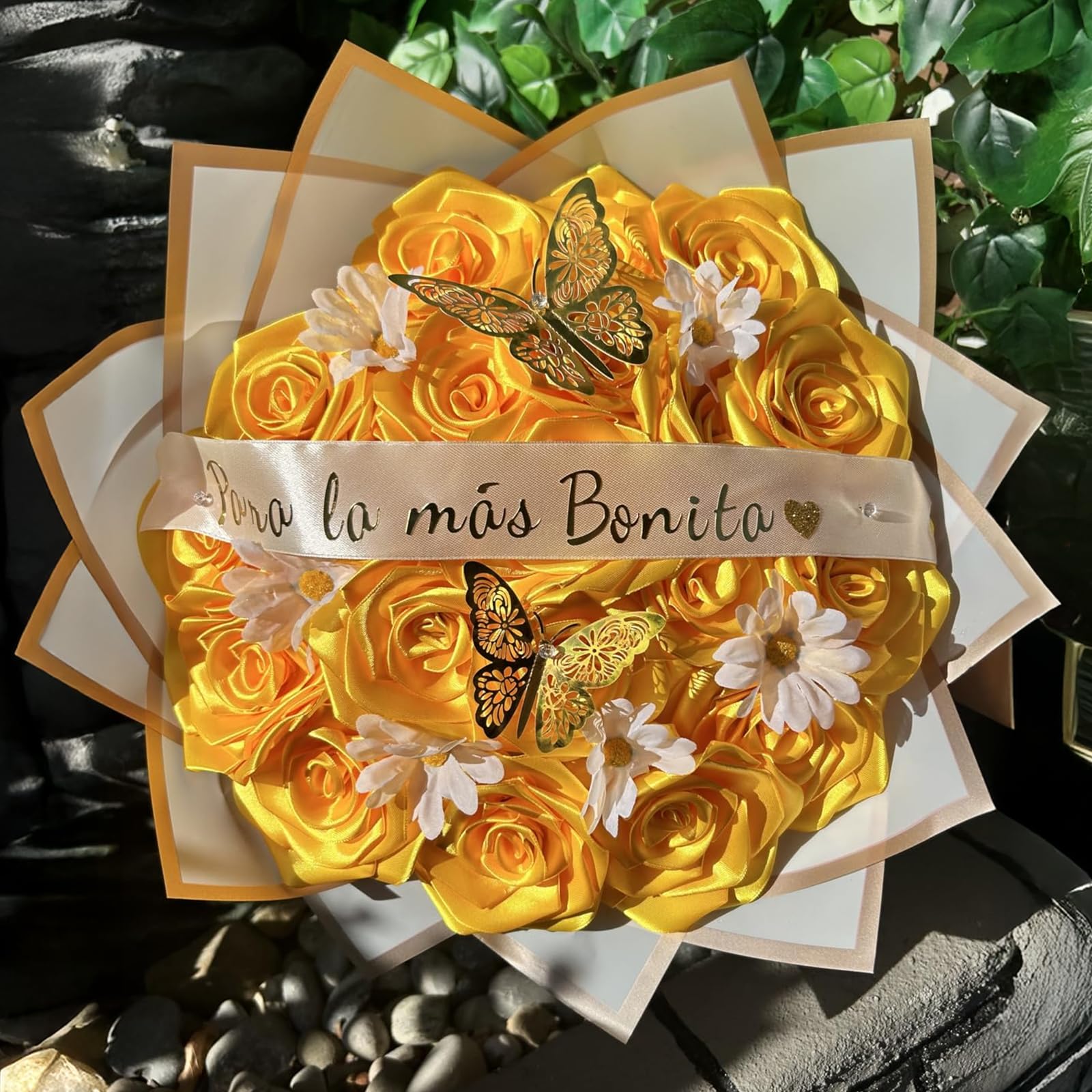 KINGLAKE lazo en ramo de flores aporta forma y fijación segura