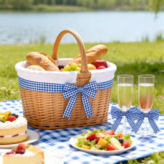 kinglake decoración de picnic con cinta añade estilo campestre
