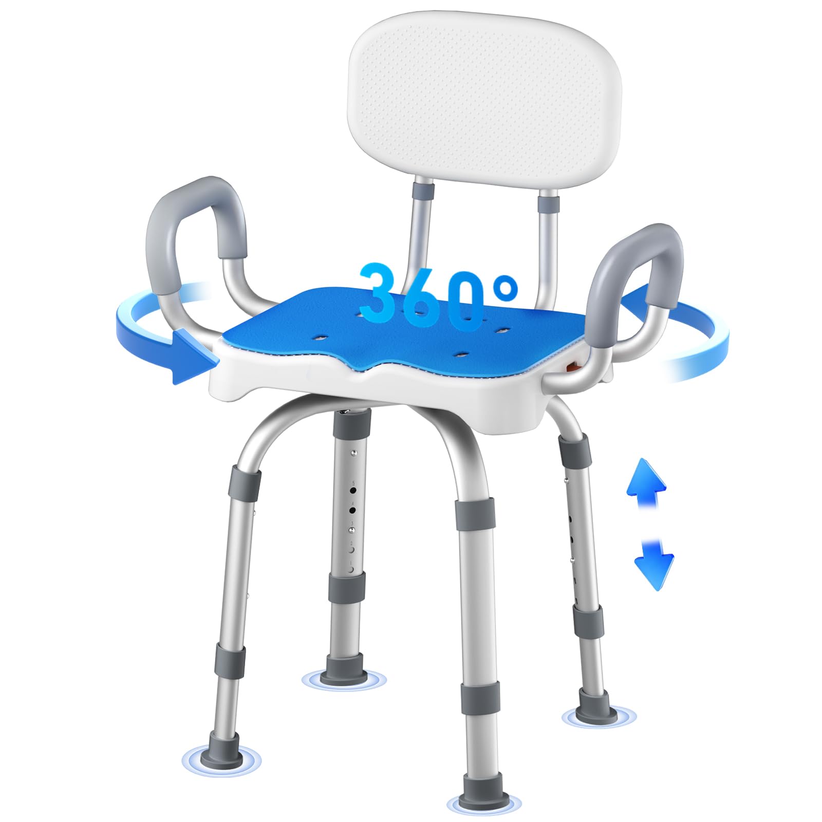 KingPavonini vista frontal del asiento, presencia estable y segura