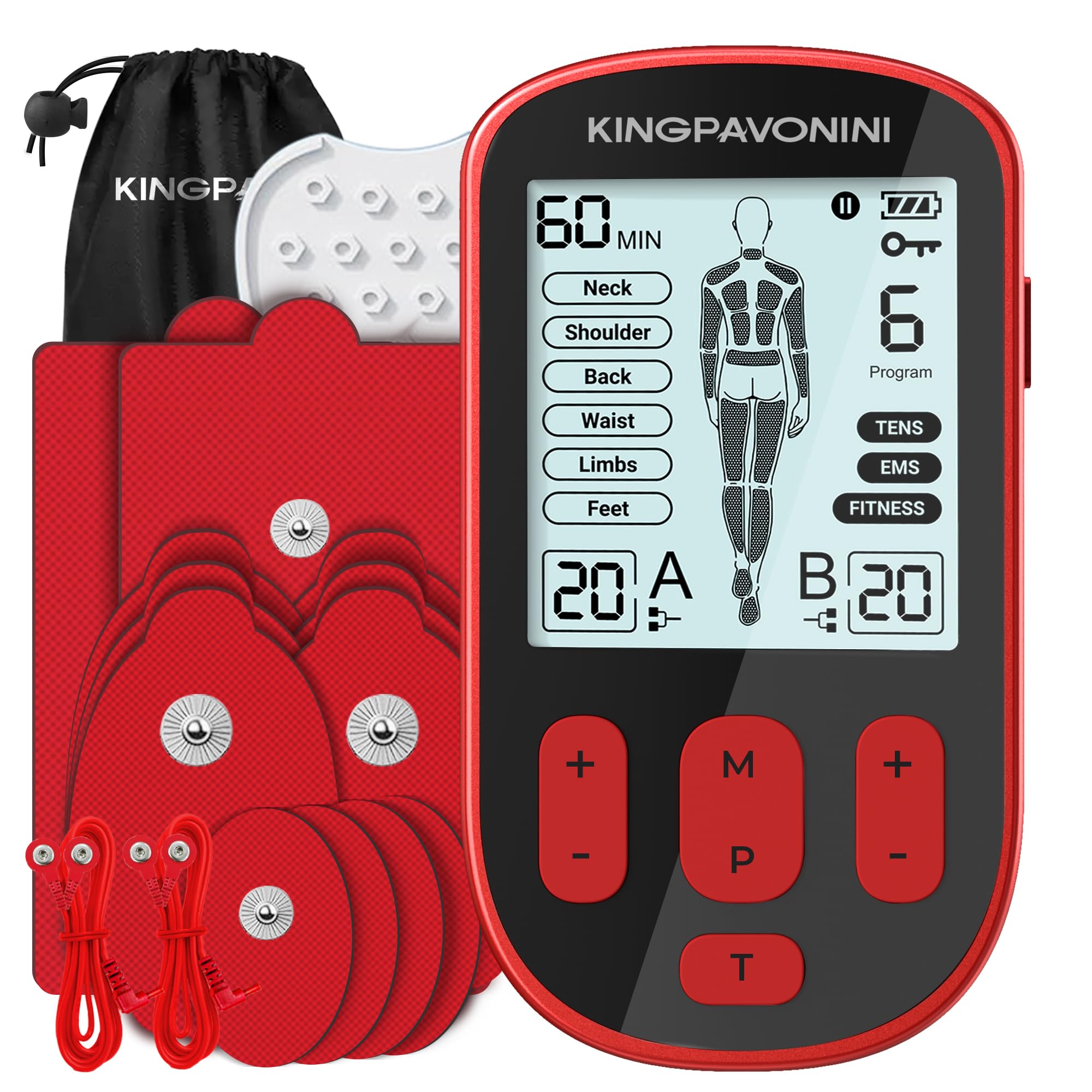 kingpavonini dispositivo frontal muestra diseño portátil y controles fáciles de usar