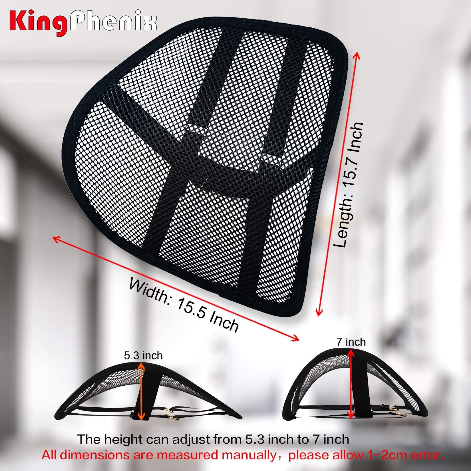 kingphenix comparación de tamaño para visualizar escala y ajuste universal