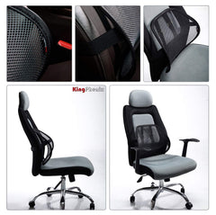 kingphenix colocado en asiento de coche proporcionando soporte lumbar estable