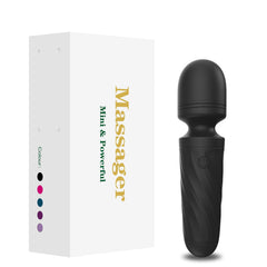 KINGWAND vista frontal del masajeador portátil, diseño compacto y elegante