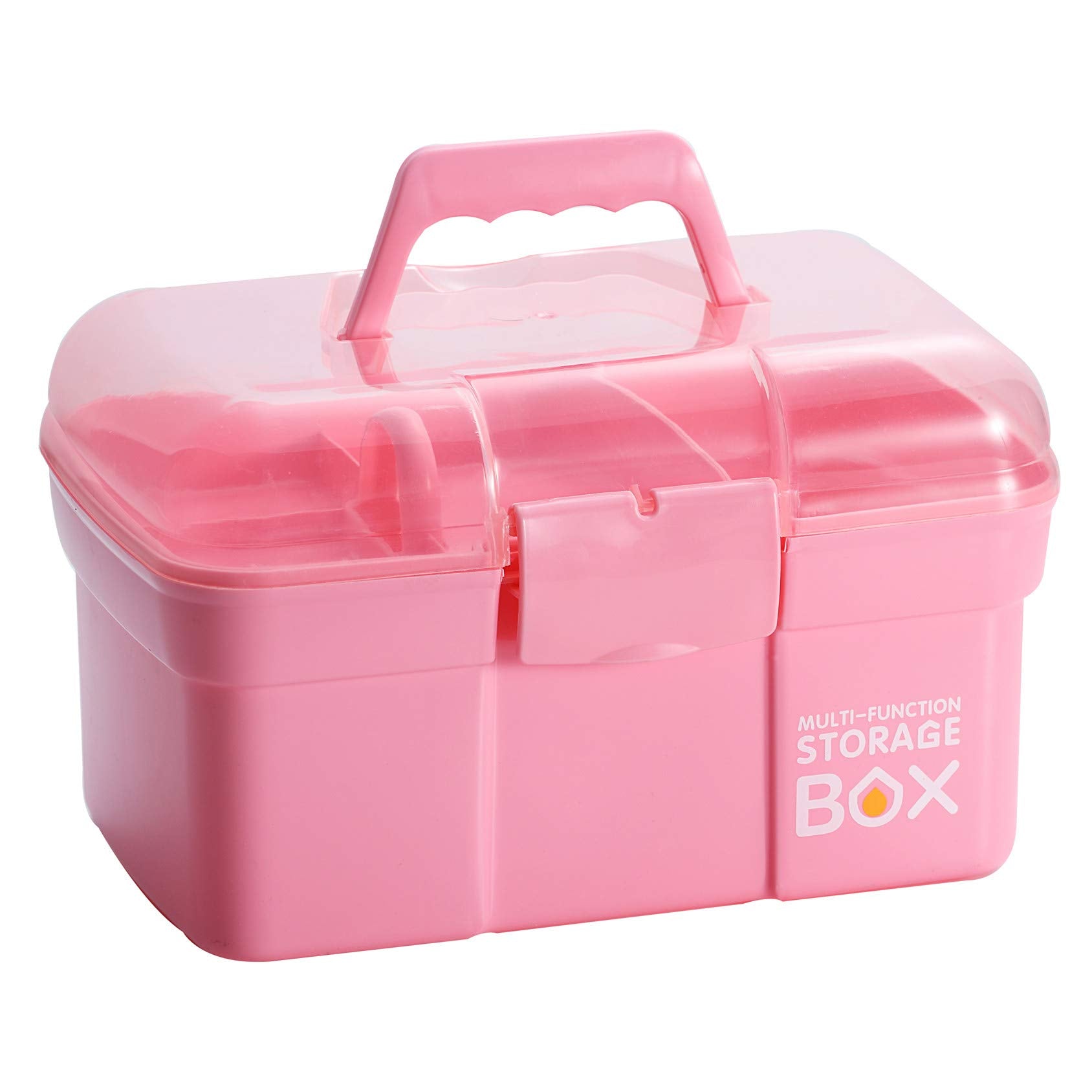 Kinsorcai vista frontal caja rosa organiza con estilo