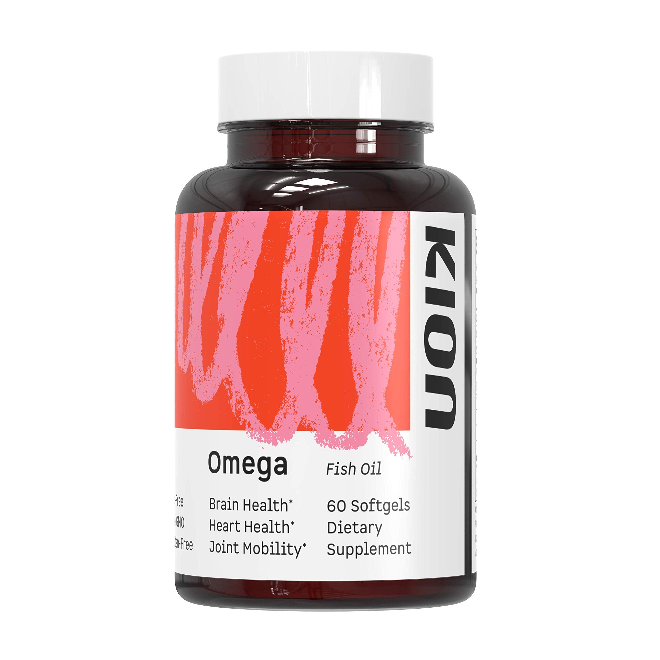 Kion Omega vista frontal del envase mostrando la marca y beneficios
