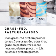 Cucharada medidora con Kion Protein para control de porciones y conveniencia