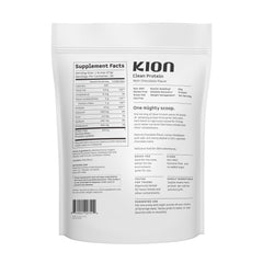 Tarro de Kion junto a una regla para comparar tamaño y raciones prácticas