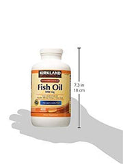 Kirkland Signature hgar, cápsulas omega-3 de 300 mg por dosis.
