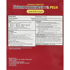 Paquete de cuatro cremas hidrocortisona de Kirkland para uso prolongado.