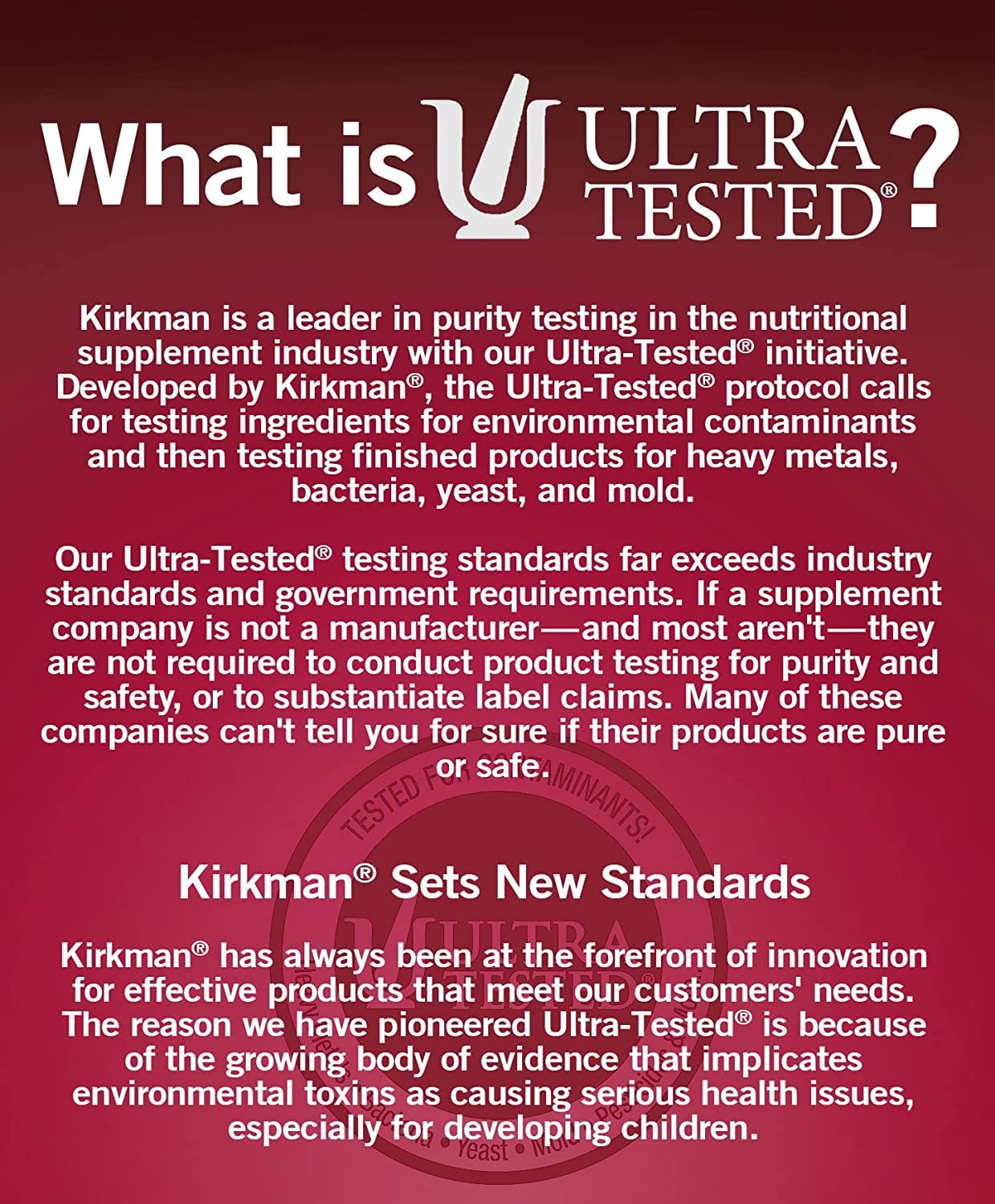 Kirkman producto junto a una rutina diaria para integrar suplemento fácil