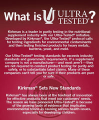 Kirkman producto junto a una rutina diaria para integrar suplemento fácil