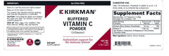 Kirkman Vitamina C Bufferada, polvo para disolver, fácil mezcla en agua.