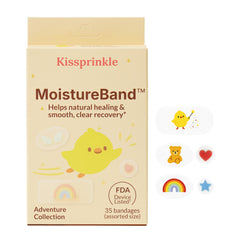 Kissprinkle empaque frontal colección Adventure, fácil identificación
