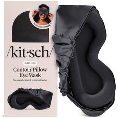 Kitsch antifaz frontal mostrando bloqueo de luz y confort