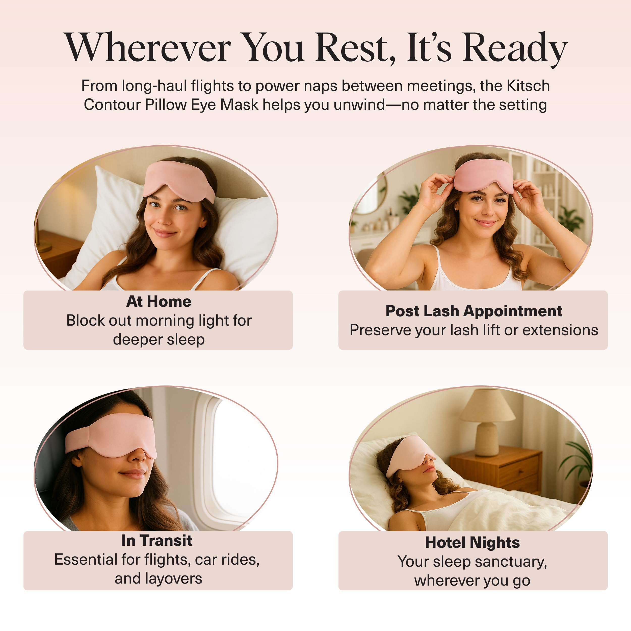 Kitsch perfil contorneado que preserva rizos y extensiones