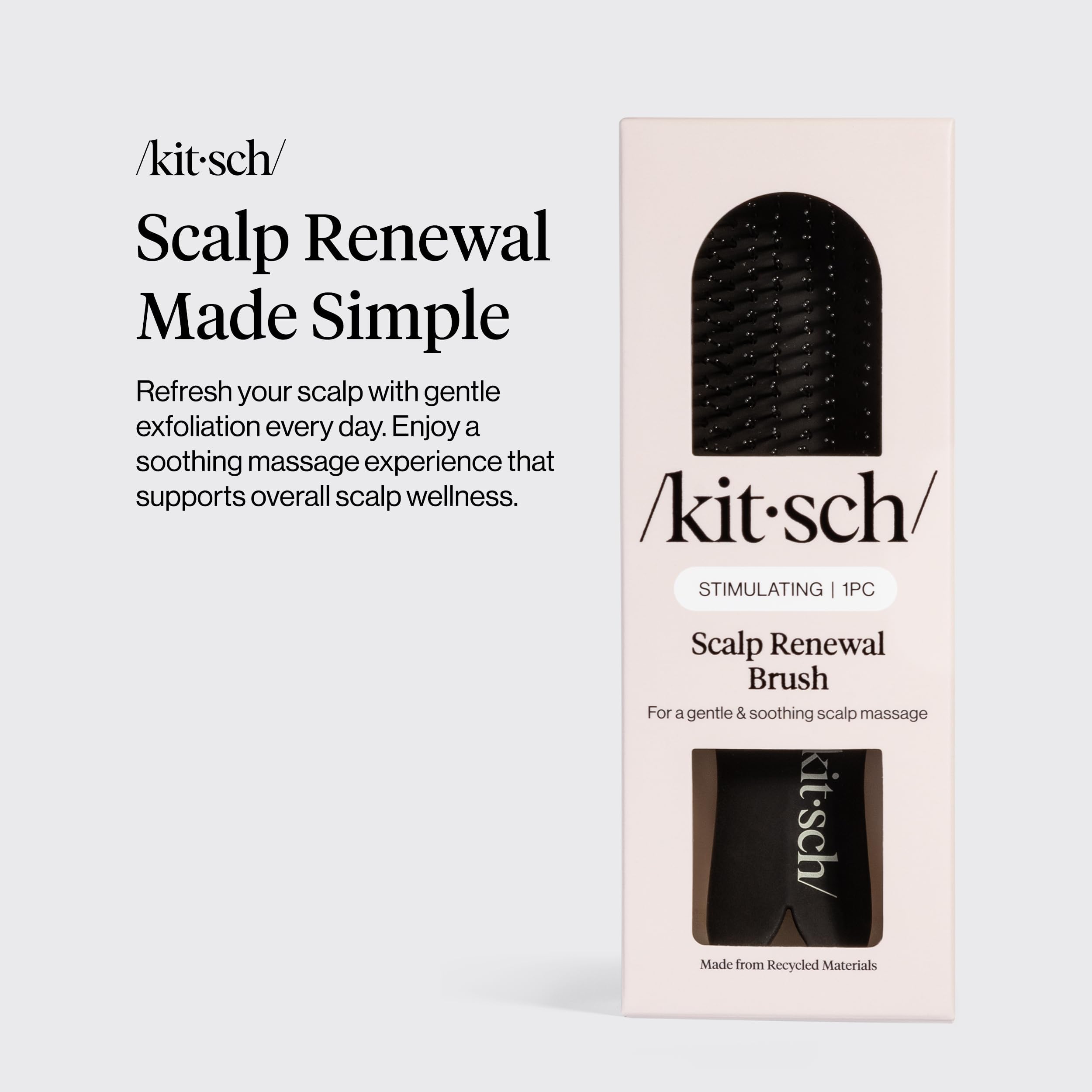Kitsch detalle de cerdas flexibles para exfoliación suave y limpieza eficaz