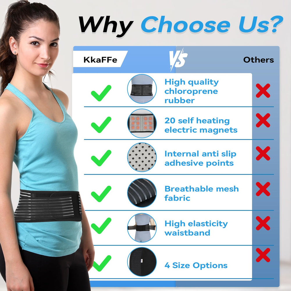 KkaFFe ajuste con velcro elástico para un fitting personalizado y estable
