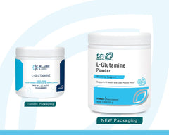 Klaire Labs SFI Health cucharada con polvo mostrando la dosis por toma