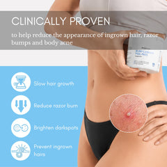 klarifyScience uso en zona de bikini para prevenir vellos enquistados