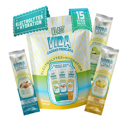 KLASS VIDA empaque frontal mostrando variedad y conveniencia