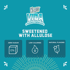 KLASS VIDA vaso preparado con bebida horchata y efecto refrescante visible