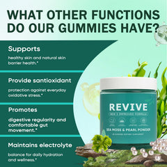 KLUNIZ etiqueta con ingredientes clave como sea moss y polvo de perla