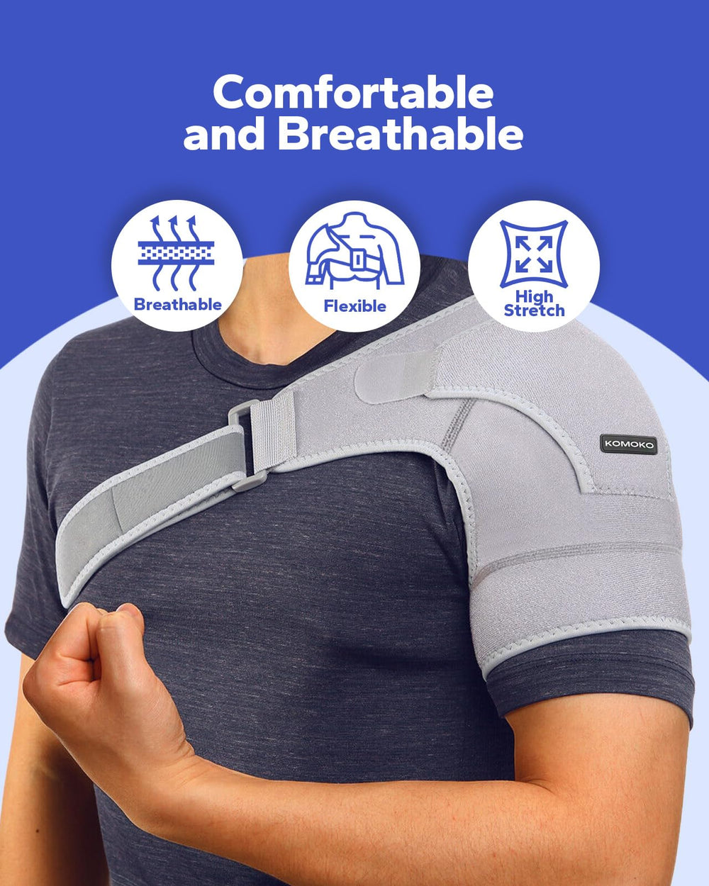 KMEIVOL Komoko detalle de velcro y correas para ajuste personalizado