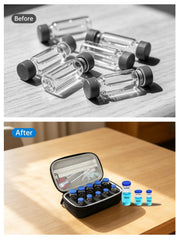 KNOCKO estuche en maleta listo para viajar, protección durante traslado