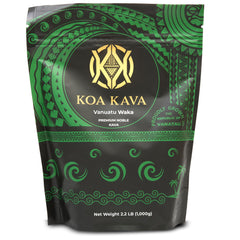 Koa Kava paquete frontal mostrando 1 kg y origen Vanuatu, conveniencia