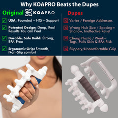 KOA KOAPRO detalle de textura del polímero, duradero y seguro para piel