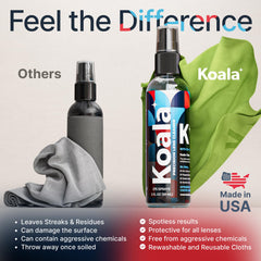 Koala Lifestyle etiqueta con ingredientes, formulación segura y pura