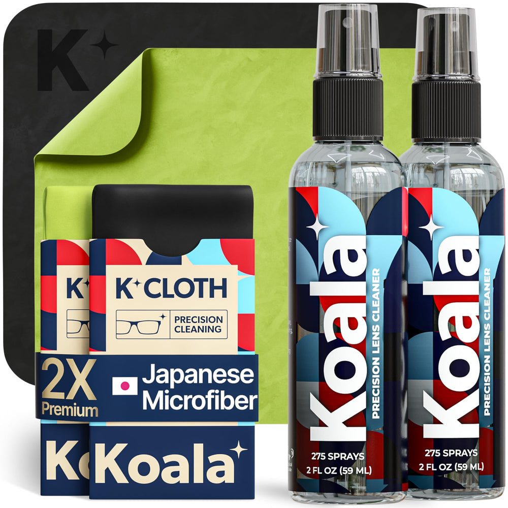Koala Lifestyle kit frontal mostrando envase y paños, limpieza eficiente