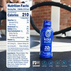 Koia botella en mano ideal para consumo rápido tras entrenar