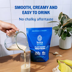 Koia ingredientes: proteína de guisante y fibra prebiótica natural