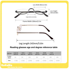 KoKoBin gafas en escritorio estilo oficina mejoran lectura en pantalla