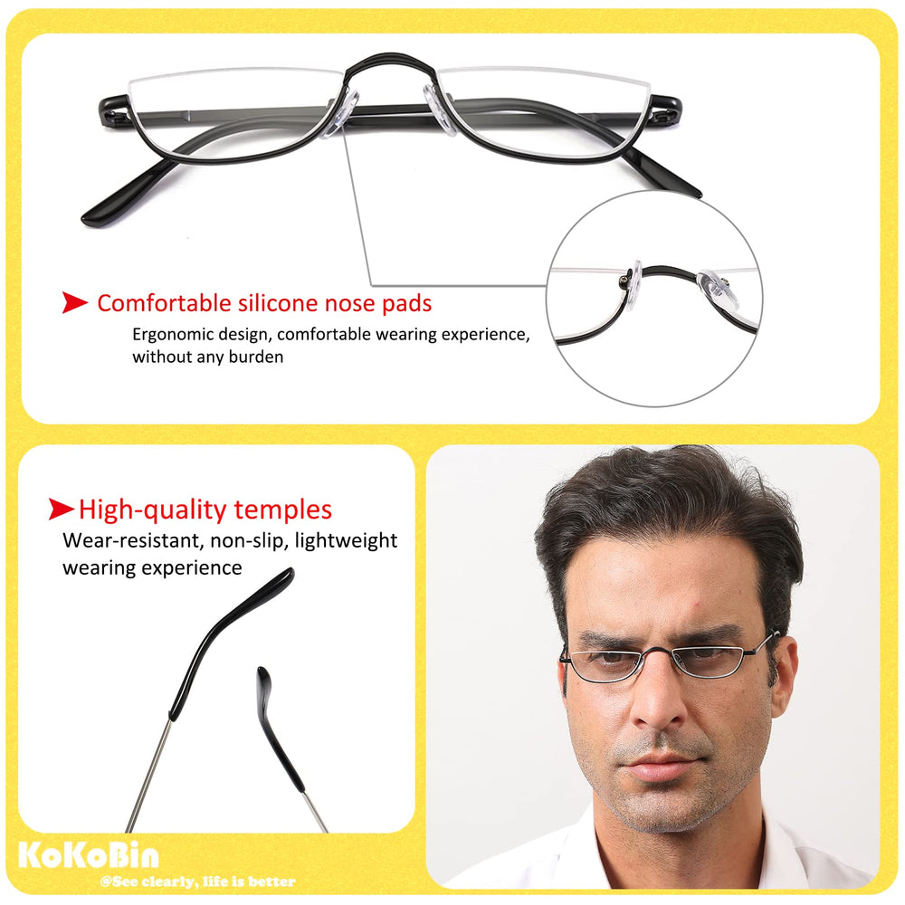 KoKoBin gafas en mano para comparar tamaño y portabilidad del set de dos