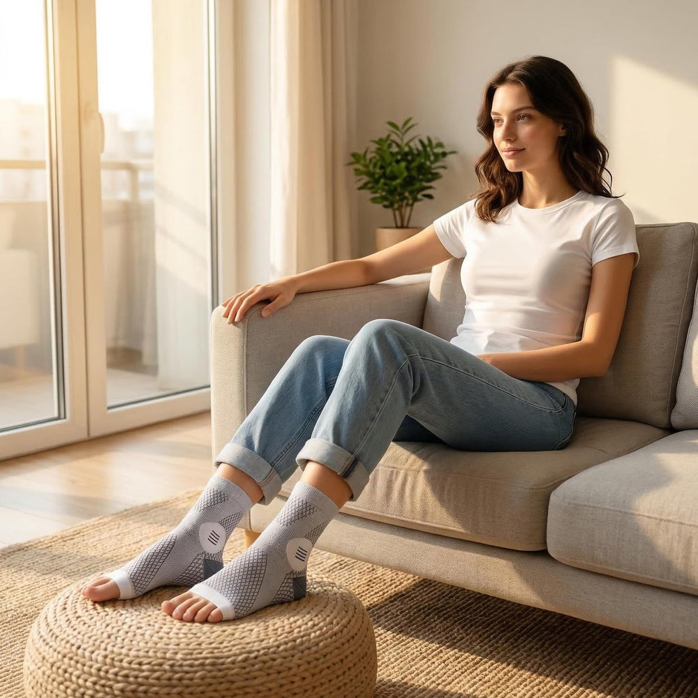 KOLEVAPE ambiente casual con calcetines puestos, confort y estilo diario