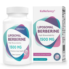 KoNefancy frasco frontal mostrando 60 softgels y beneficios