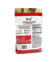 Konsyl polvo fino de psyllium detalle de textura y facilidad de mezcla
