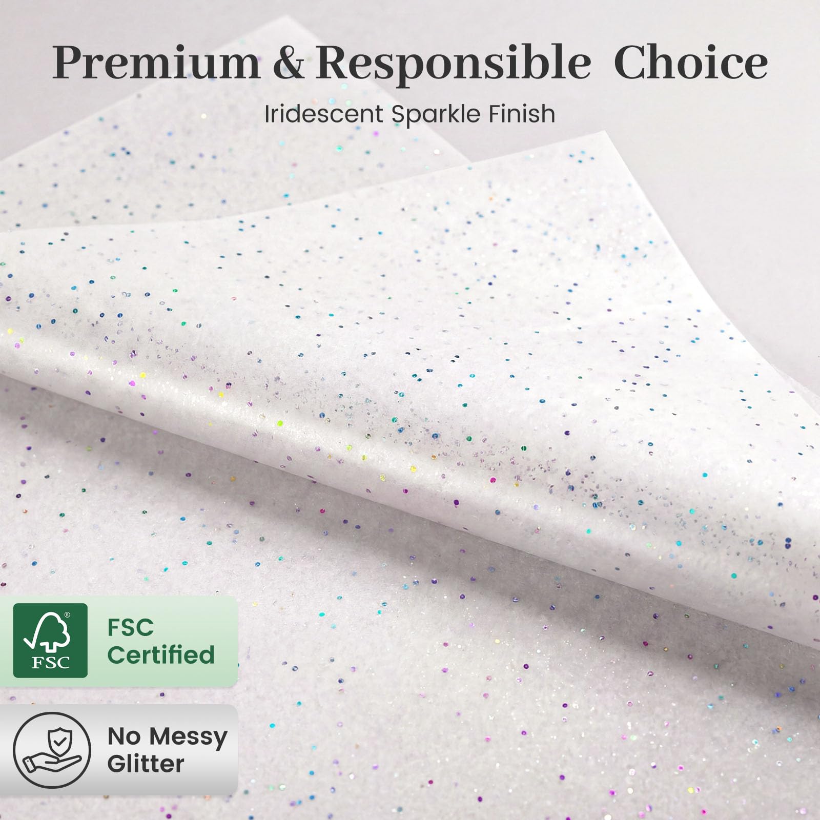 Koogel papel como relleno en una bolsa de regalo, protección y estética