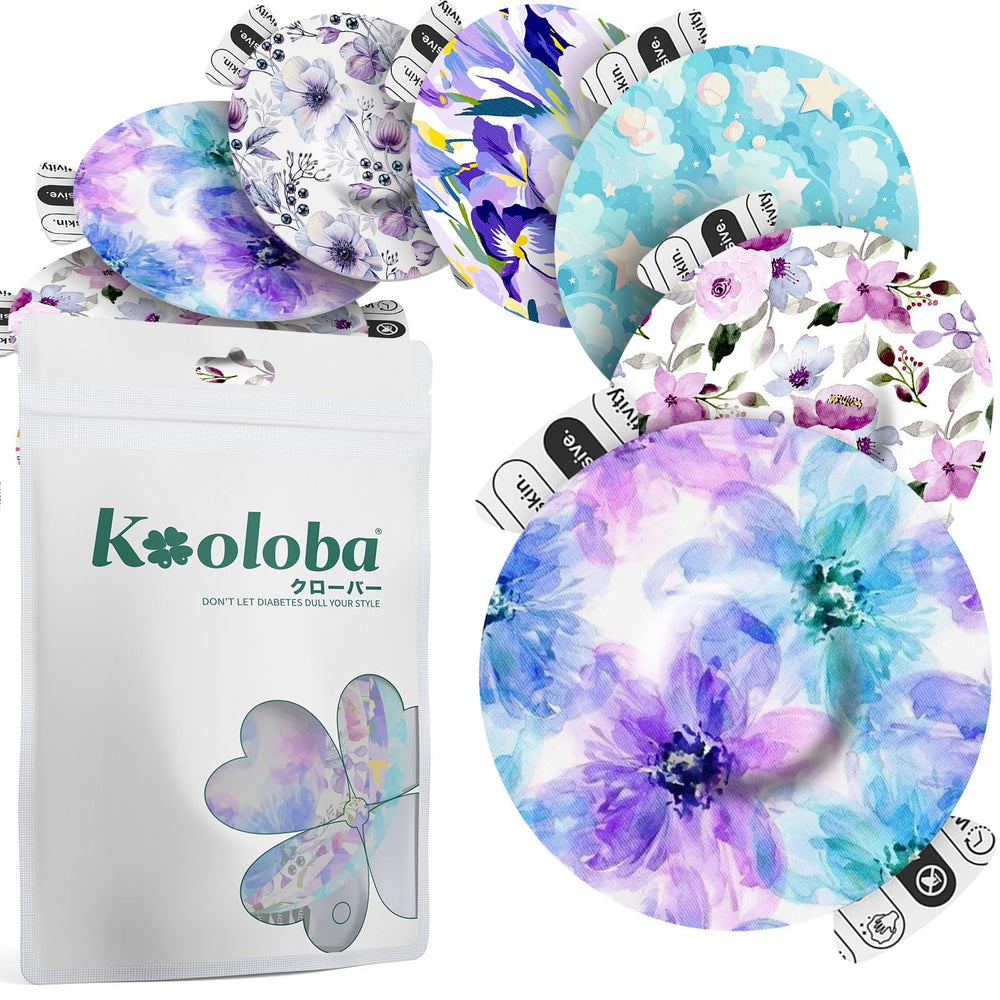 Kooloba vista frontal del paquete mostrando 20 parches y beneficios