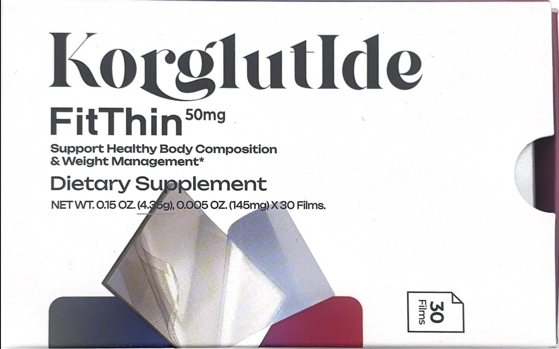 Korglutide tamaño comparativo con moneda muestra su portabilidad