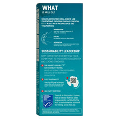 Kori Krill cápsula partida mostrando contenido y absorción mejorada