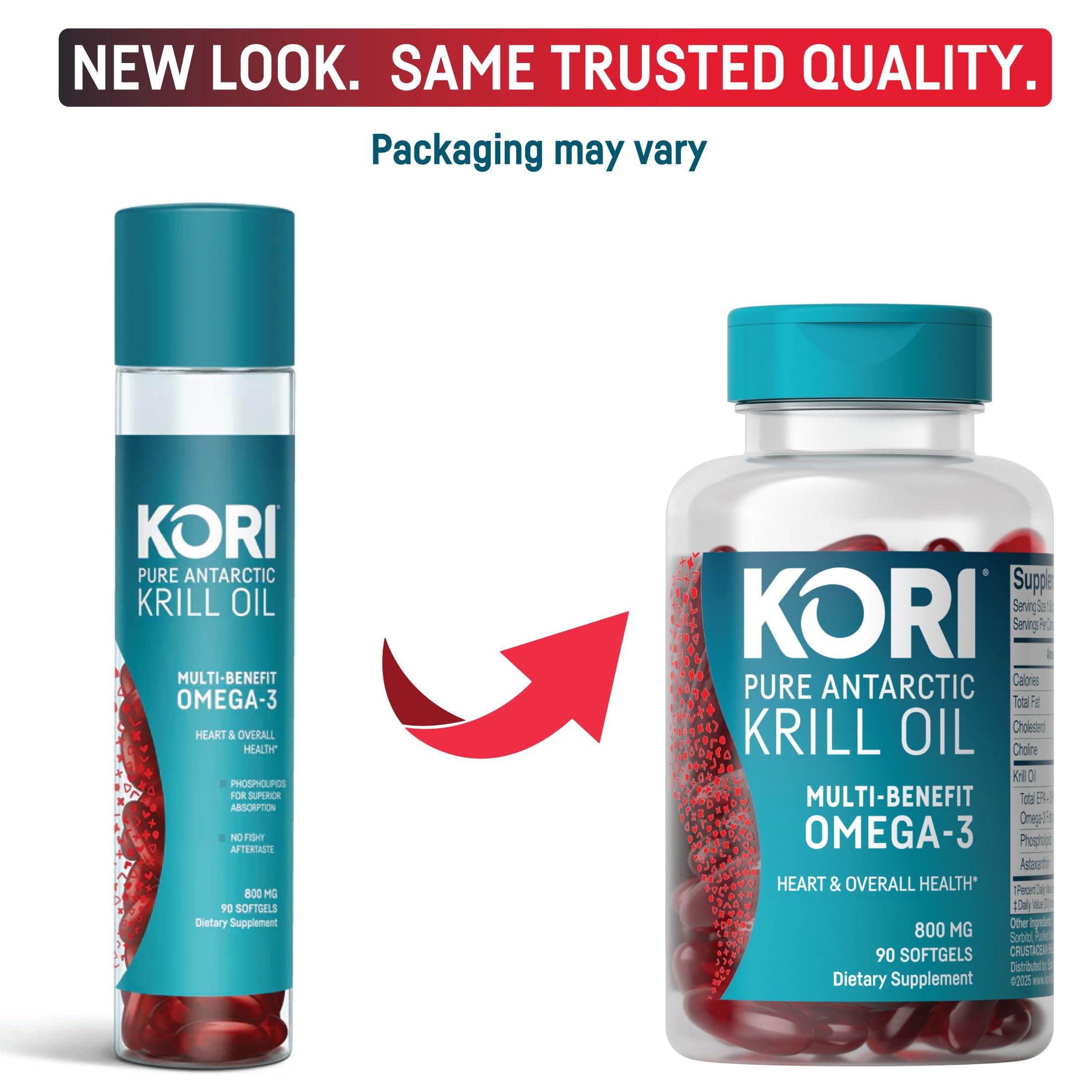 Kori Krill aceite de krill color rojizo demostrando pureza y textura