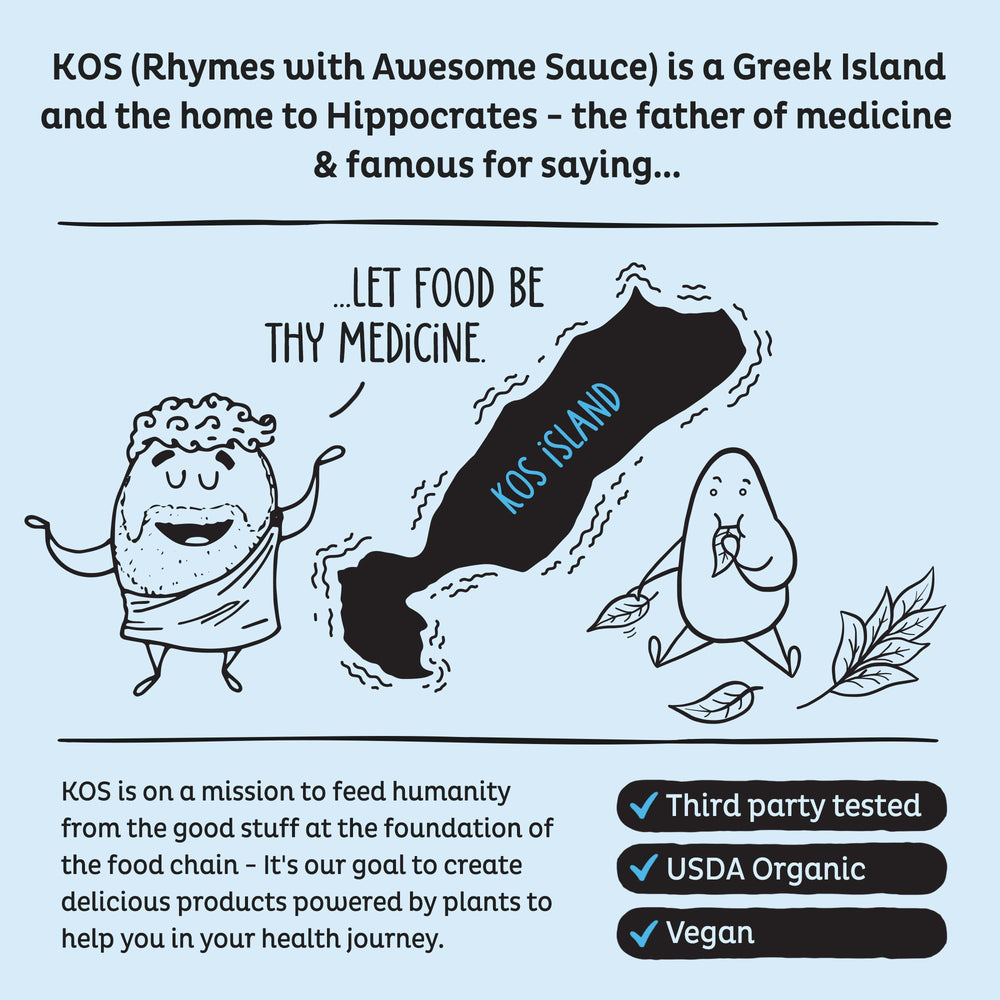 KOS spirulina azul en detalle, color natural que aporta nutrientes visibles